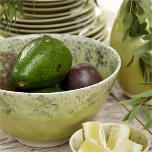 Costa Nova Madeira Lemon Green Salad/Serving Bowl